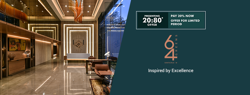 20:80 payment plan available in Radius 64 Greens Update